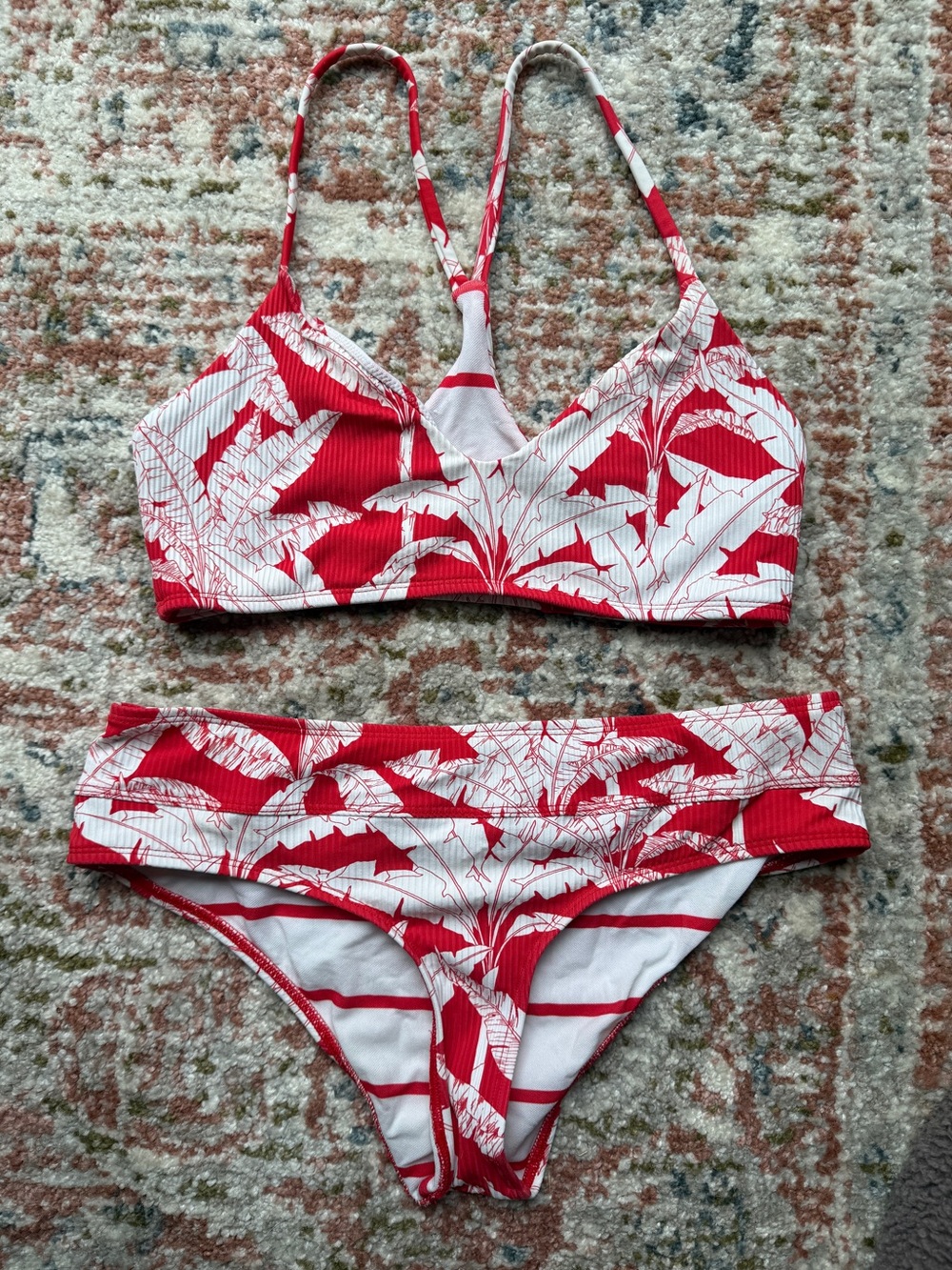 Body Glove Tropical Palm Print Bikini Set